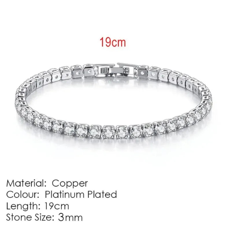 Men's Bracelet Silver – Ice Royale Tennis Bracelet perfect for gifting, weddings, and special occasions.