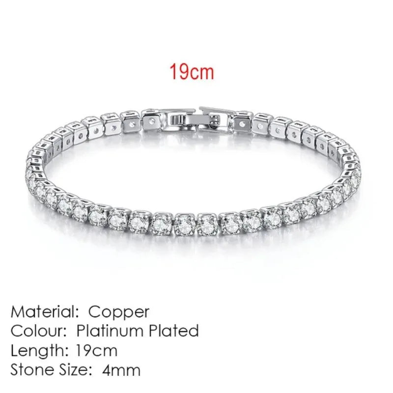 Ice Royale Tennis Bracelet crafted with brilliant cubic zirconia for a refined luxury appearance.
