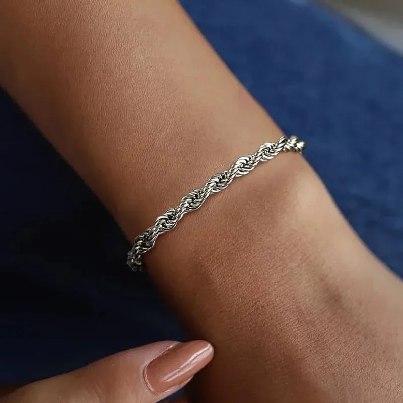 Men's Bracelet Silver – Imperial Rope Chain Bracelet perfect for daily wear and thoughtful gifting.