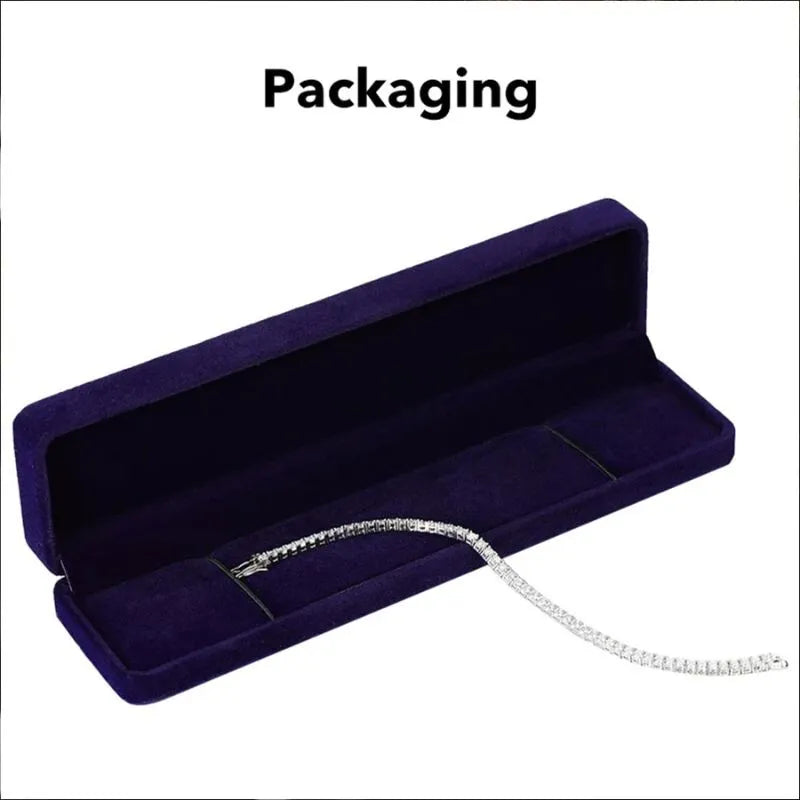 925 sterling silver tennis bracelet for men with GRA certified moissanite and secure double-lock clasp.