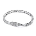 Men's Bracelet Silver – Royal Moissanite Elite Tennis Bracelet in 925 sterling silver with certified VVS1 moissanite.