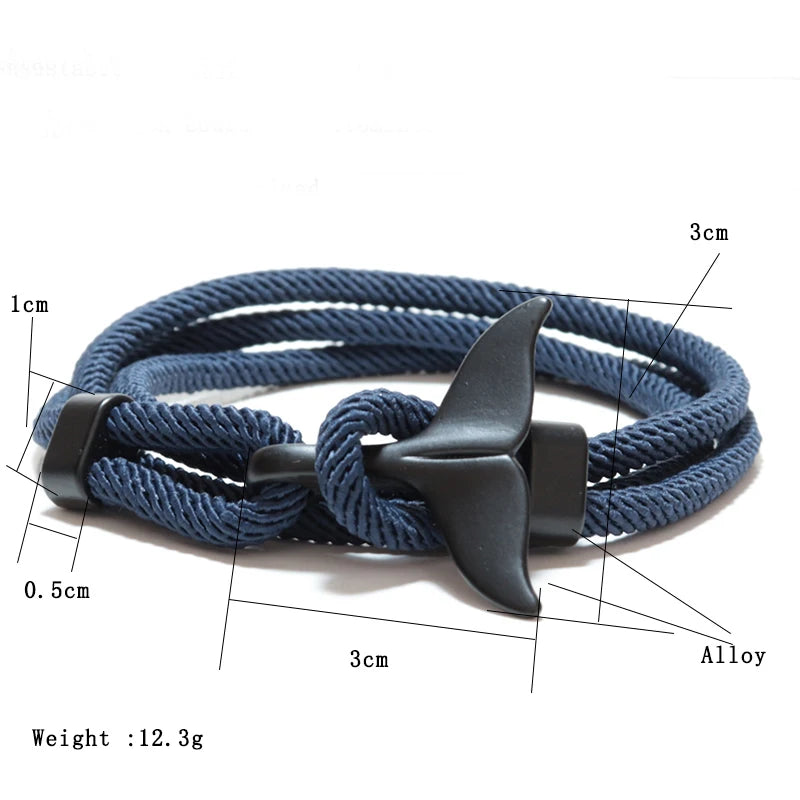 Men Bracelet Rope – Reef Marine Charm Bracelet