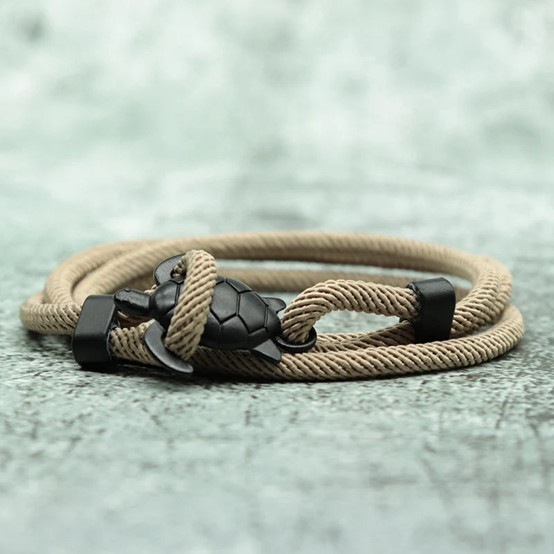 Men Bracelet Rope – Reef Marine Charm Bracelet