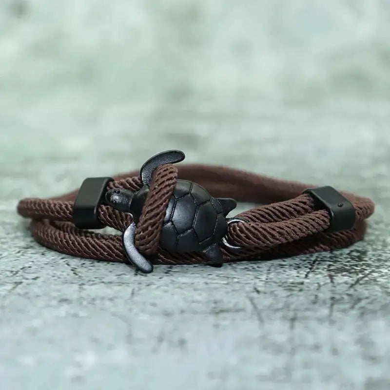 Men Bracelet Rope Reef Marine Charm Bracelet