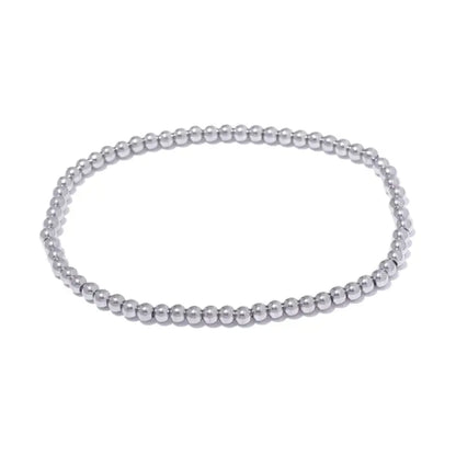 Parity Steel Ball Bead Bracelet in silver-tone stainless steel