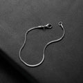 Men's Bracelet Silver – Essential Snake Chain Bracelet crafted from genuine 925 sterling silver with a sleek 2 mm snake chain.