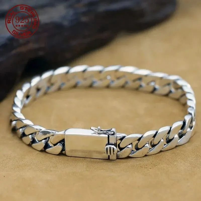 Men's Bracelet Silver – Titan Cuban Link Bracelet for gifting, daily wear, and special occasions.